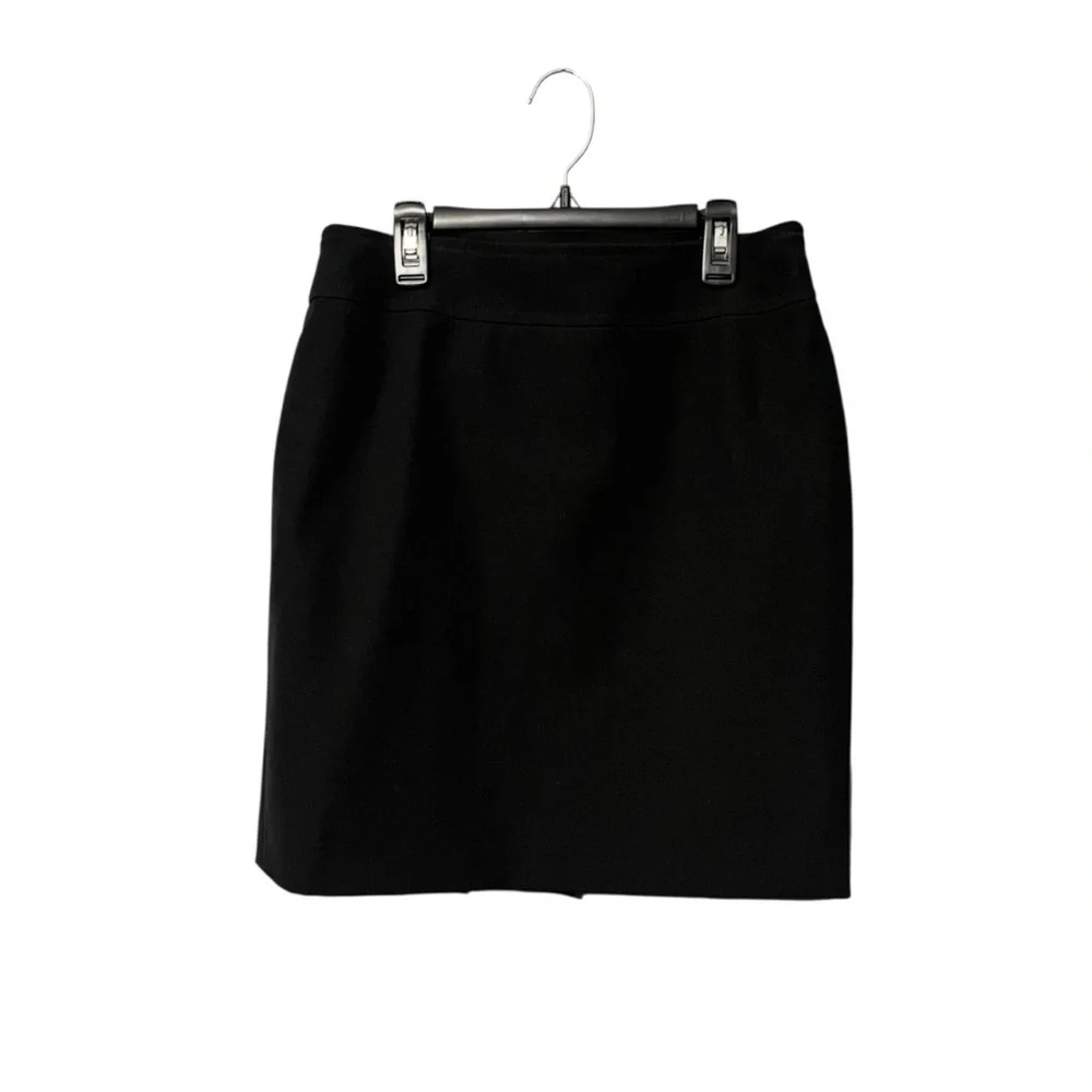 Akris Punto Wool Blend Pleated Pencil Skirt